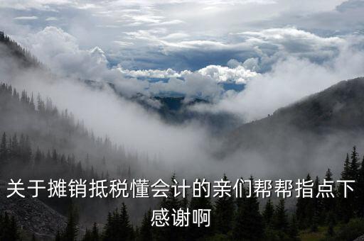 為什么所得稅費(fèi)用進(jìn)行期內(nèi)分?jǐn)?，關(guān)于攤銷抵稅懂會(huì)計(jì)的親們幫幫指點(diǎn)下感謝啊
