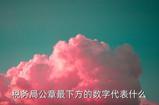 發(fā)票章下面數(shù)字是什么樣子的，發(fā)票專(zhuān)用章和公章的名字是一個(gè)么公章下面的一排小數(shù)字是什么 搜