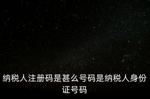 浙江網(wǎng)上稅務(wù)局的注冊(cè)碼是什么意思，納稅人注冊(cè)碼是什么