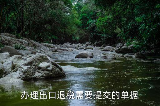 2016出口退稅需要什么資料，辦理出口退稅需要提交的單據(jù)