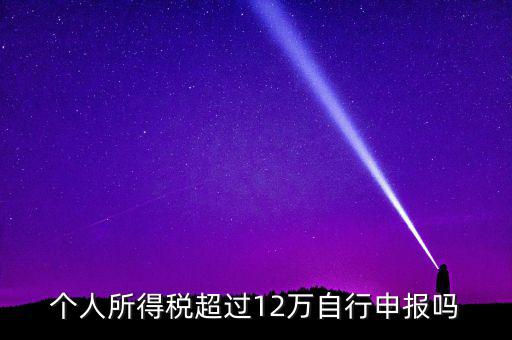 十二萬什么時候申報，年所得地12萬元以上的個人應在什么時候自行申報