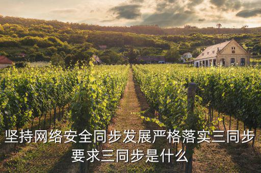 地稅局信息安全三同步是指什么，關(guān)鍵信息基礎(chǔ)設(shè)施三同步是指什么