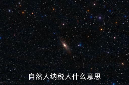 登記稅務(wù)的自然人是什么意思，請(qǐng)問(wèn)一下自然人登記是什么意思