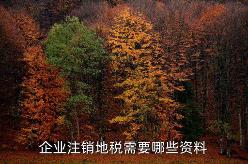 河南地稅注銷需要什么，清稅注銷需要什么材料