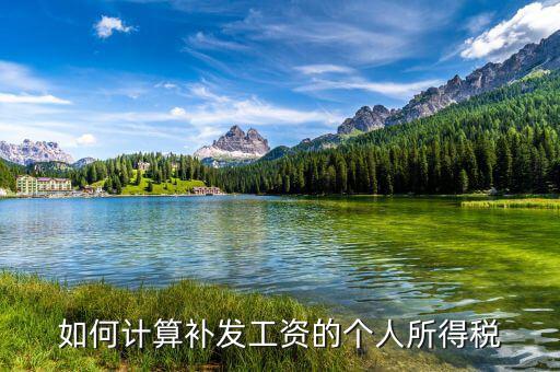 北京 工資補發(fā) 按照什么計稅，如何計算補發(fā)工資的個人所得稅