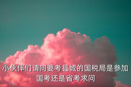 國考縣國稅局什么級別，縣級國稅屬于地市級嗎