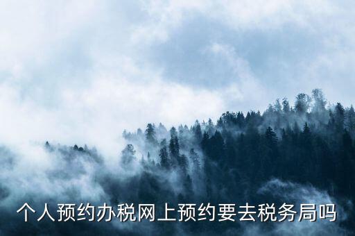 什么是稅務(wù)預(yù)約服務(wù)，個人預(yù)約辦稅網(wǎng)上預(yù)約要去稅務(wù)局嗎