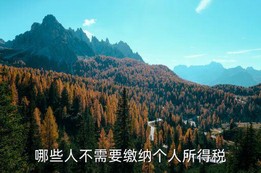 什么人不需要繳稅，有營業(yè)執(zhí)照和稅務(wù)登記什么情況下不用繳稅