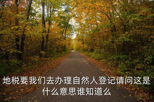 辦稅自然人登記是什么意思，申請(qǐng)人為自然人的是什么意思
