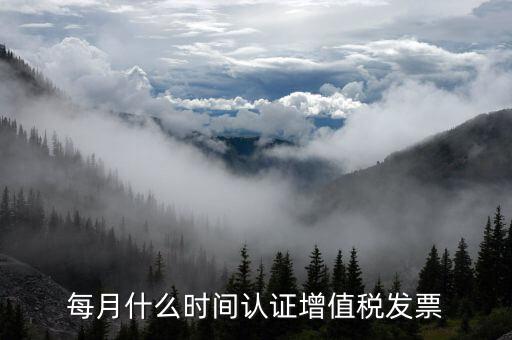 月底認(rèn)證什么發(fā)票，每月什么時(shí)間認(rèn)證增值稅發(fā)票