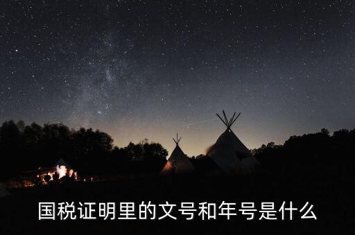 納稅證明文書號指什么，營業(yè)執(zhí)照清稅證明文號是什么