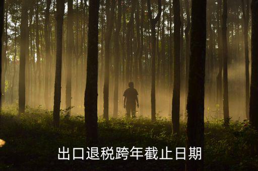 出口退免稅認(rèn)定日期是什么時候，出口退稅跨年截止日期