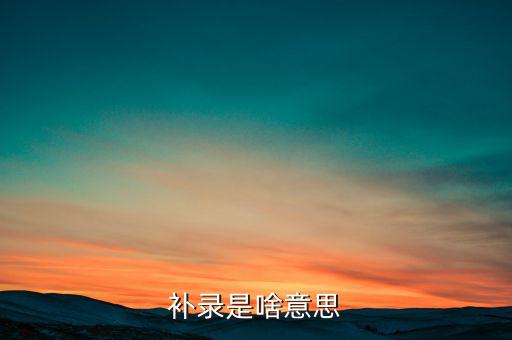 發(fā)票補(bǔ)錄是什么意思，補(bǔ)錄是什么意思