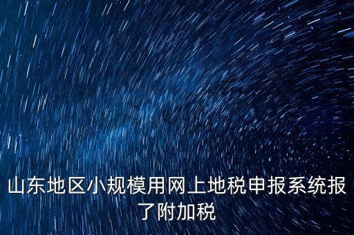 網(wǎng)上申報稅新增附加稅是什么，網(wǎng)上申報城建稅教育附加稅怎么填