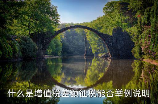 小規(guī)模增值稅差額征收什么意思，什么是增值稅差額征稅