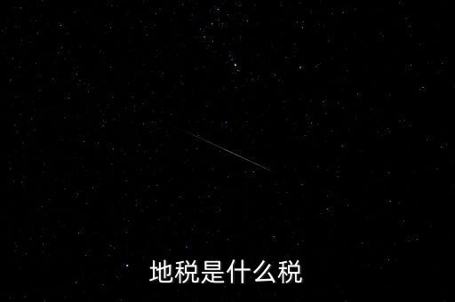 地稅局收的是什么稅，地稅是什么稅