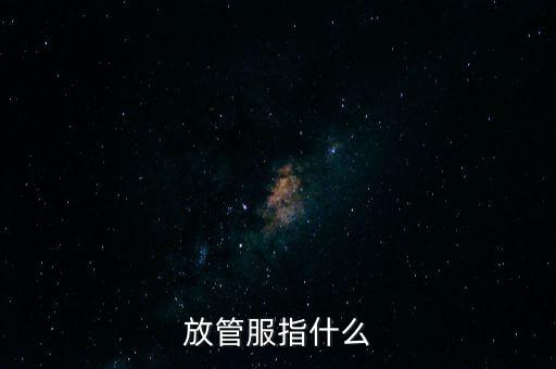 稅收放管服是什么意思，放管服是什么意思 放管服的解釋
