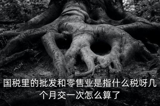 批發(fā)零售業(yè)交什么稅，批發(fā)零售商行需要交哪些稅