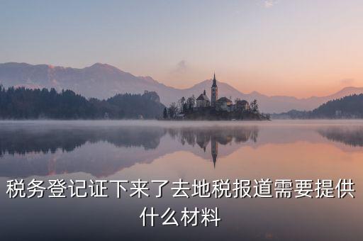 國地稅報道需要什么，地稅報道需要什么材料2016最新的