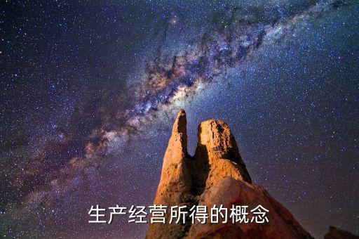 個(gè)人生產(chǎn)經(jīng)營所得c表是什么意思，生產(chǎn)經(jīng)營所得的概念