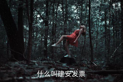 建安開什么票，什么叫建安發(fā)票