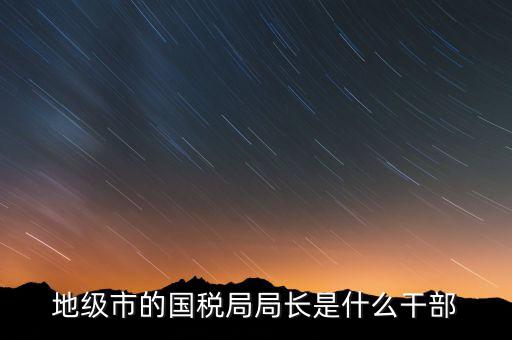 國(guó)稅總局是什么級(jí)別，國(guó)家稅務(wù)總局是正部級(jí)