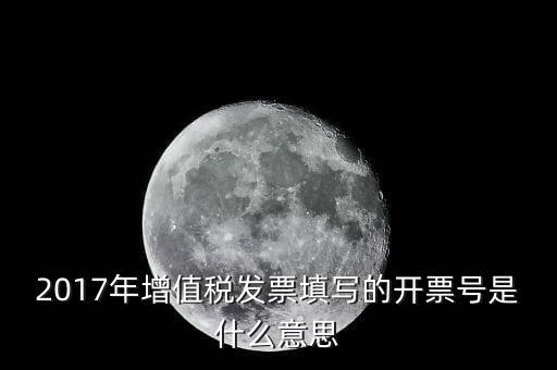 打發(fā)票稅票號是什么意思，增值稅專用發(fā)票的號都是什么意思