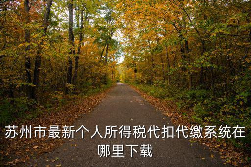 蘇州什么app可以查個稅，蘇州市最新個人所得稅代扣代繳系統(tǒng)在哪里下載