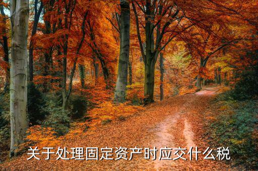 自用固定資產(chǎn)交什么稅，固定資產(chǎn)交易稅