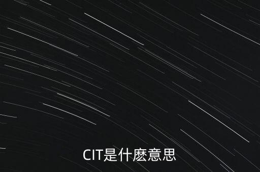 cit是什么稅，附加稅是什么稅