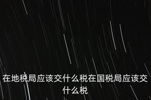 山東地稅交什么稅，現(xiàn)在山東省地稅系統(tǒng)征說(shuō)稅種有哪些