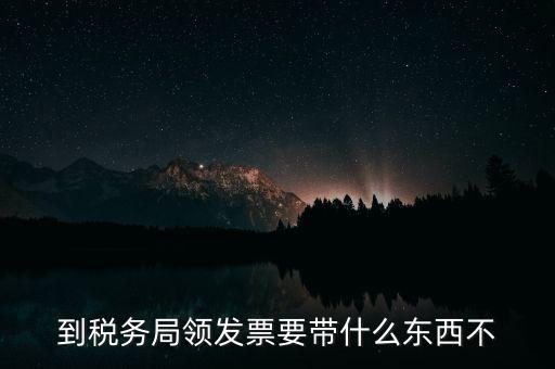 自助領(lǐng)發(fā)票需要什么資料，去稅務(wù)局領(lǐng)發(fā)票需要帶什么資料去