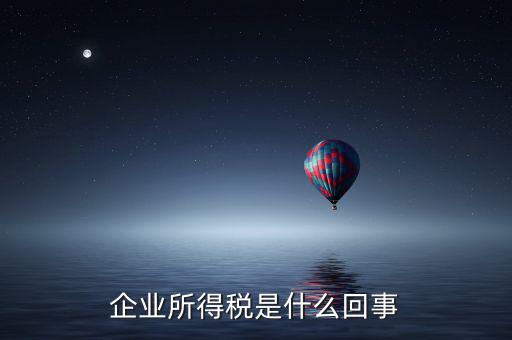 什么叫創(chuàng)業(yè)投資企業(yè)所得稅，企業(yè)所得稅是什么回事