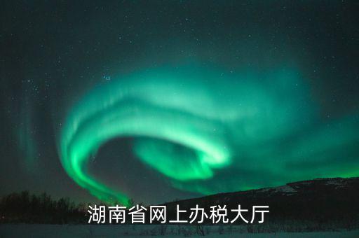 湖南網(wǎng)上報稅是在什么網(wǎng)站，湖南地稅網(wǎng)上申報系統(tǒng)