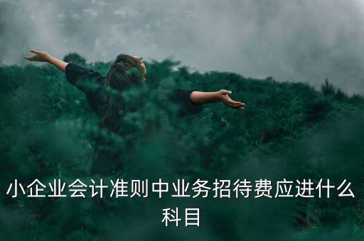 小企業(yè)發(fā)生的業(yè)務招待費通過什么科目核算，業(yè)務招待費屬于什么會計科目