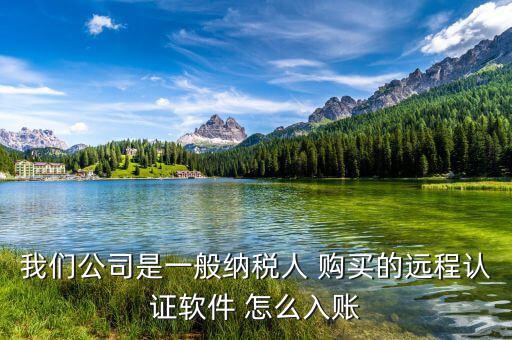 一般納稅人 網(wǎng)上認(rèn)證 認(rèn)定計(jì)入什么科目，我們公司是一般納稅人 購買的遠(yuǎn)程認(rèn)證軟件 怎么入賬