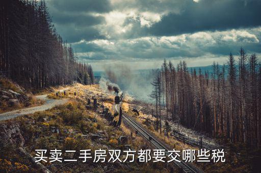 買賣合同要交什么稅，房屋買賣要交哪些稅
