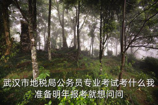 省地稅局復(fù)試考什么，武漢市地稅局公務(wù)員專業(yè)考試考什么我準(zhǔn)備明年報考就想問問