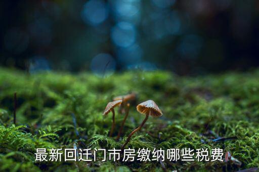 回遷房都繳納什么稅，買二手回遷房需要交哪些稅費