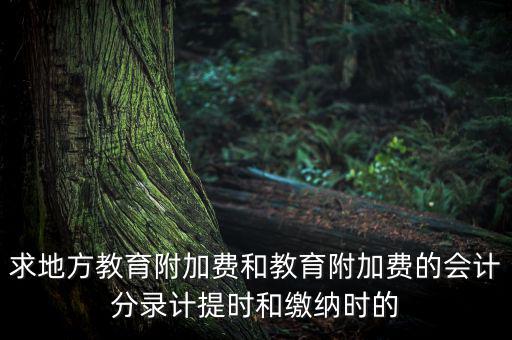 地方教育費(fèi)附加是什么意思，教育費(fèi)附加代表什么意思