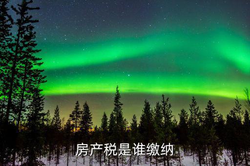 房產(chǎn)稅是什么 由誰繳納，房產(chǎn)稅是誰繳納