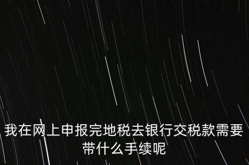 核稅后拿什么去交稅，申報交稅需要什么手續(xù)