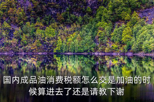成品油按什么交稅，我們國家成品油里都包含什么稅費車船使用稅公路養(yǎng)護費是否在內(nèi)