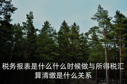 稅務(wù)的一表集成是什么，報(bào)稅選擇了一表集成怎么改成正常申報(bào)