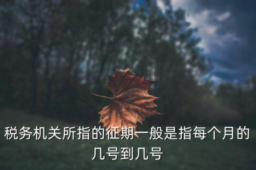 什么時(shí)候可以建立征期，北京國稅網(wǎng)上申報(bào)系統(tǒng)是不是只能在每個(gè)月初才可以新建征期呢我