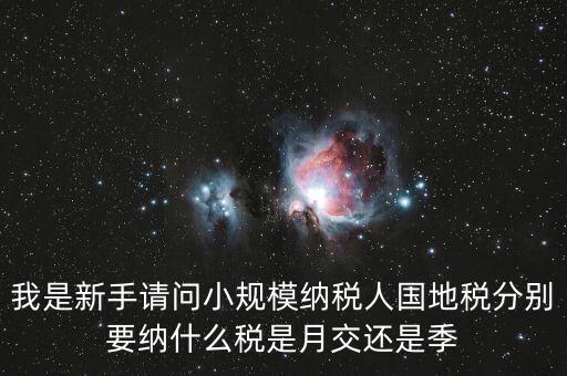 小型納稅人地稅交什么區(qū)別，小規(guī)模納納稅人和一般納稅人的地稅有什么區(qū)別