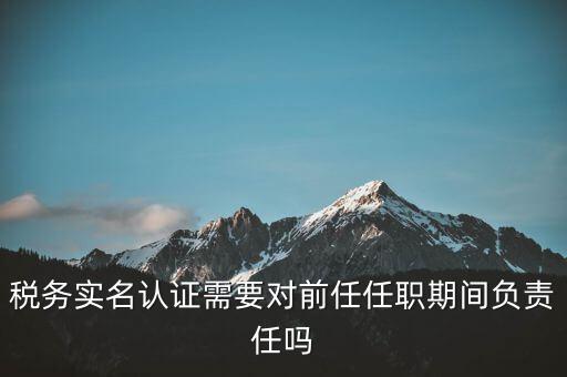 實名辦稅有什么意見，稅務(wù)要實名認證是什么意思