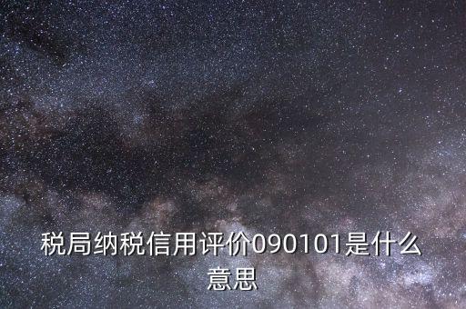 稅局101是什么意思，101是什么意思