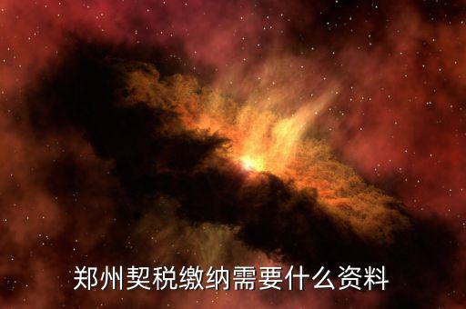 現(xiàn)在鄭州契稅發(fā)票是什么樣的，現(xiàn)在買房開的是什么發(fā)票