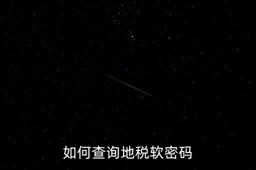 怎樣查地稅密碼是什么意思，地稅計算機代碼密碼是什么